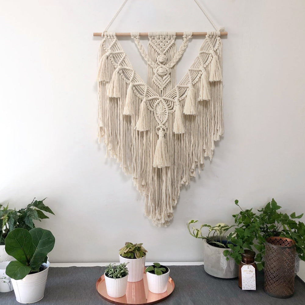 Macrame Wall Hanging Boho Tapestry Decor