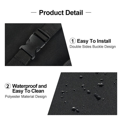 Waterproof Double Dog Kennel Mat for Car Pets
