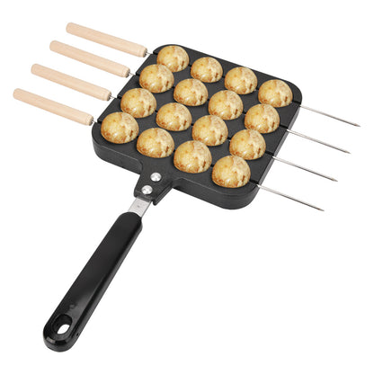 Hong Kong-Style Egg Waffle Pan Gas Non-Stick Bakeware