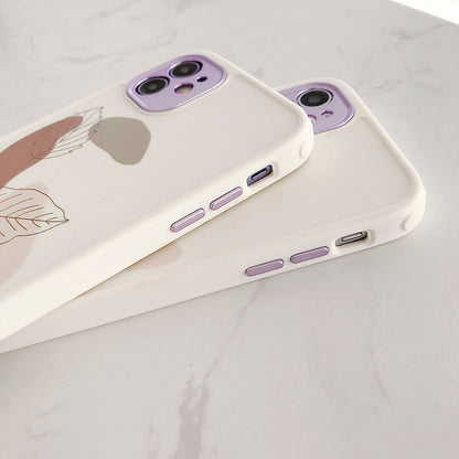 Vintage Leaf Flower Shockproof Soft Phone Case