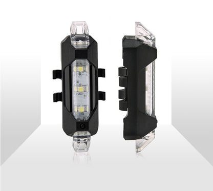 USB Rechargeable LED Bicycle Front & Back Light Set