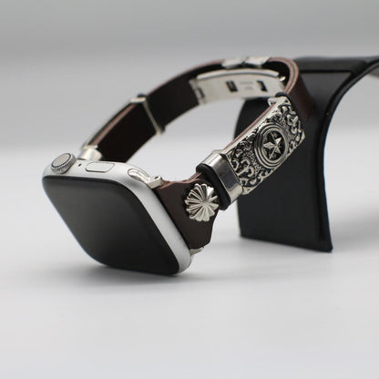 Retro DIY Embossed Watch Wrist Band