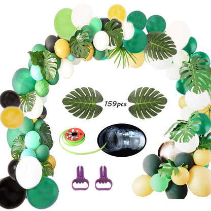Green Forest Animal Balloon Party Decoration