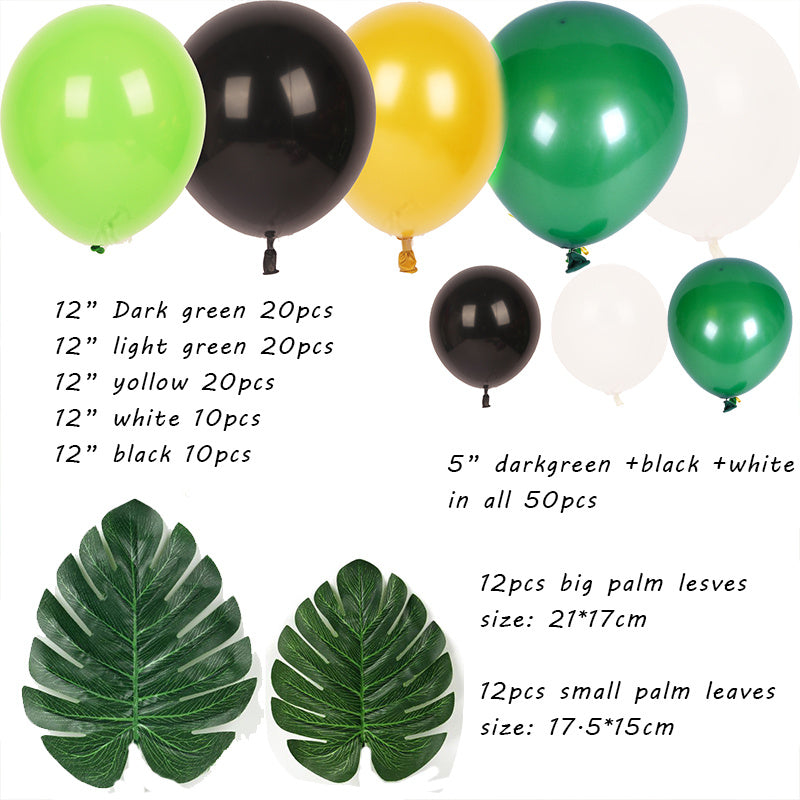 Green Forest Animal Balloon Party Decoration