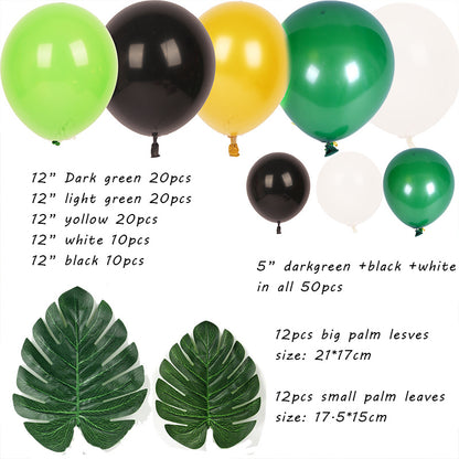 Green Forest Animal Balloon Party Decoration