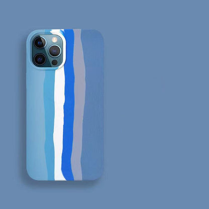 Compatible Apple Phone Case 11 Rainbow Liquid Shel