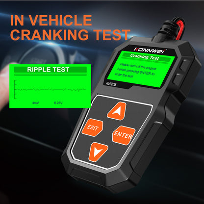 Konnwei Kw208 Car Battery Battery Resistance Tester