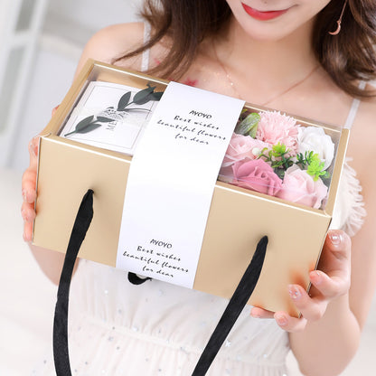 Soap Flower Rose Gift Box