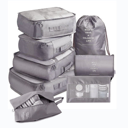 8-Piece Luggage Divider Travel Storage Packing Cubes