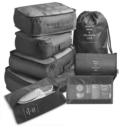 8-Piece Luggage Divider Travel Storage Packing Cubes