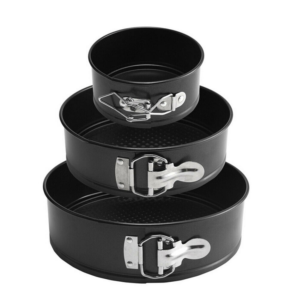 3PCS Non Stick Cake Mold Set Round Baking Pans
