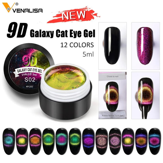 Venalisa 9D Cat Eye Chameleon Gel Varnish 5ml