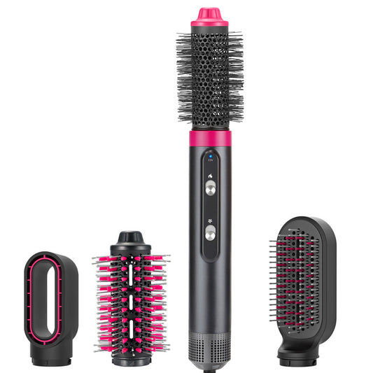 4-in-1 Hot & Cold Air Comb Hair Dryer with Rotating Brush