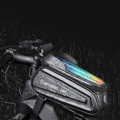 WHEEL UP Hard Shell Bike Frame Bag with Touch Screen