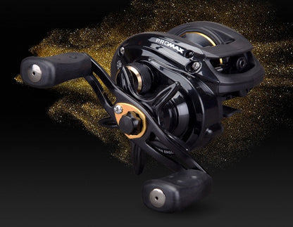 Pmax3 All-Metal Long-Throw Fishing Reel - Anti-Explosion, Double Brake