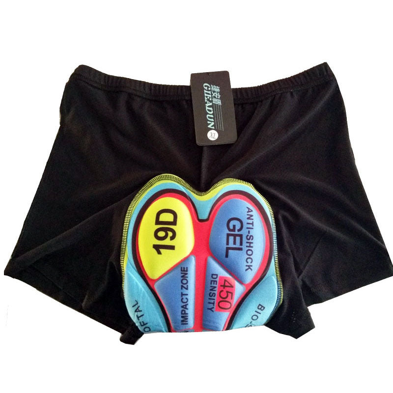Men's Cycling Shorts with Silicone Cushion