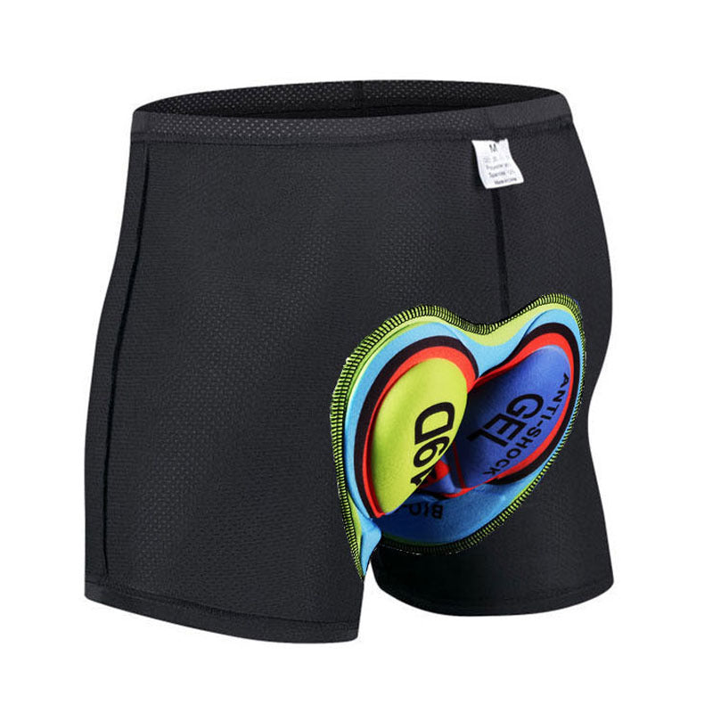 Men's Cycling Shorts with Silicone Cushion