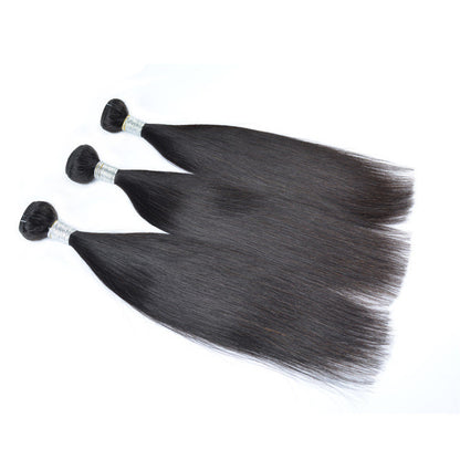 European & American 9A Straight Hair Wig Bundles