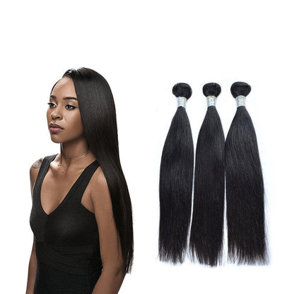 European & American 9A Straight Hair Wig Bundles