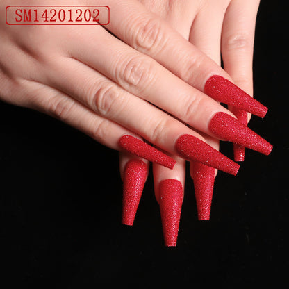 Assemble Ballet Nails Trapezoidal Coffin Fake Nails