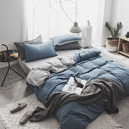 Washed Cotton Two-Piece Nordic Bedding Set