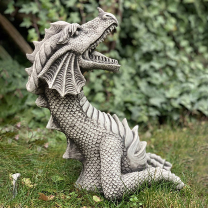 Large Dragon Gothic Garden Statue