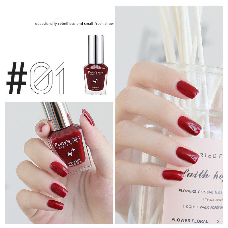 Water-Based Tear-Free Transparent Nail Polish