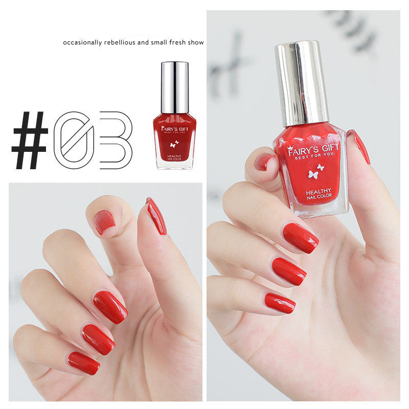 Water-Based Tear-Free Transparent Nail Polish