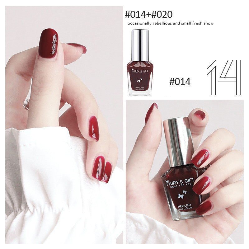 Water-Based Tear-Free Transparent Nail Polish