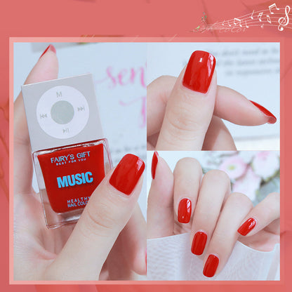 Odorless Cherry Nail Polish Non-Peelable