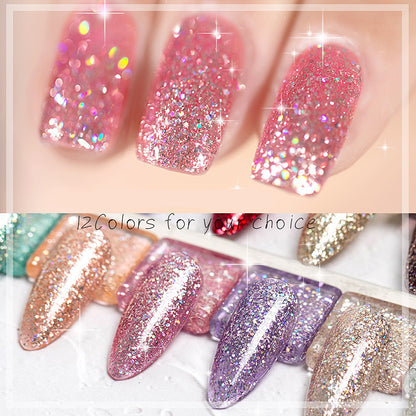New Super Flash Micro Diamond Nail Polish