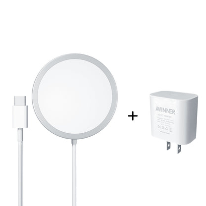 Compatible with Apple, Chargeur Magsafe Sans Fil Pour  12 Pro Max Min