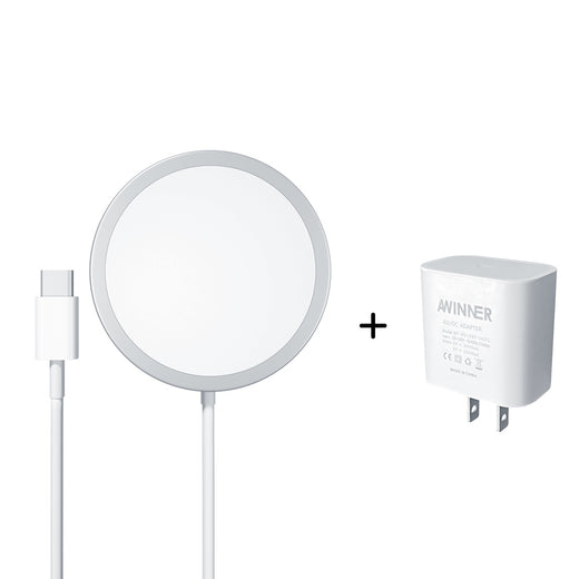 Compatible with Apple, Chargeur Magsafe Sans Fil Pour  12 Pro Max Min