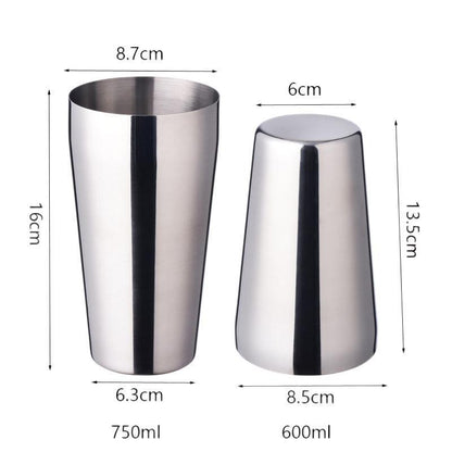 Stainless Steel Cocktail Shaker Ice Bucket Set