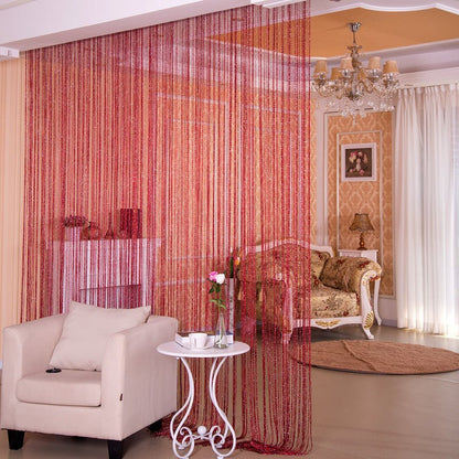 Silver Thread Door Curtain