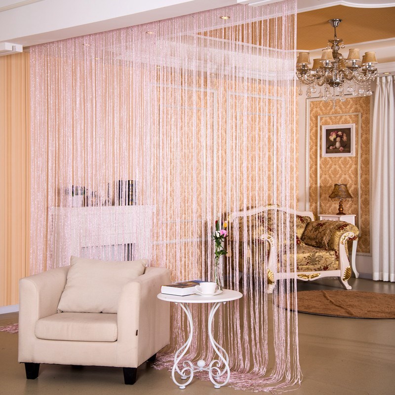 Silver Thread Door Curtain