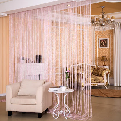 Silver Thread Door Curtain
