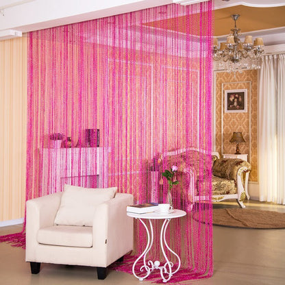 Silver Thread Door Curtain