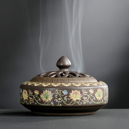 Ceramic Cloisonné Incense Burner, Backward Design