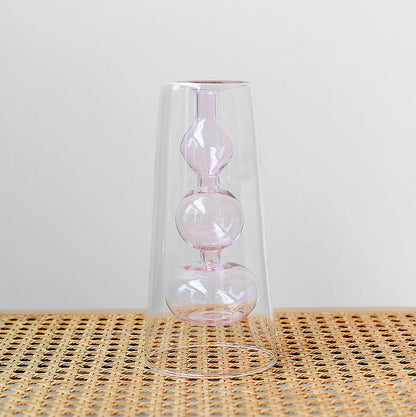 Stained Glass Gourd Vase