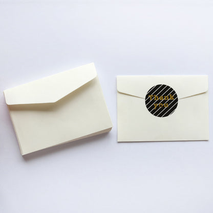 Ivory White Envelope Storage Bag