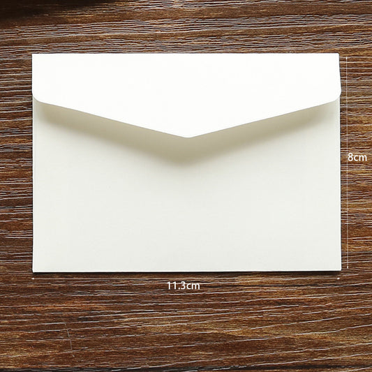 Ivory White Envelope Storage Bag