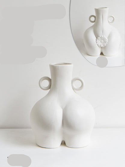 Body Art Vase Home Decoration Living Room Flower Arrangement