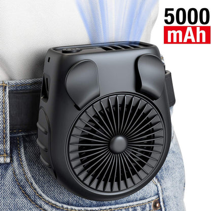 Mini Rechargeable Hanging Waist Neck Fan