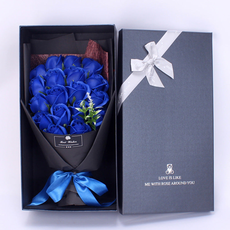 Birthday Gift Soap Rose Bouquet Gift Box