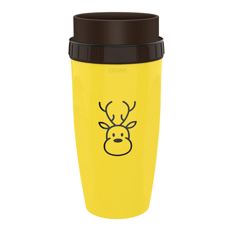 No Cover Twist Travel Cup with Straw and Double Insulation