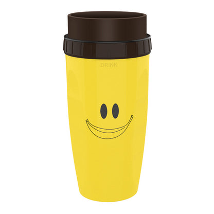 No Cover Twist Travel Cup with Straw and Double Insulation