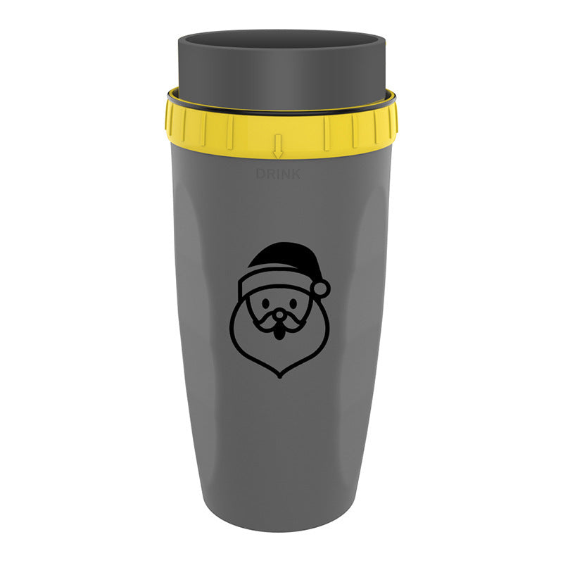 No Cover Twist Travel Cup with Straw and Double Insulation