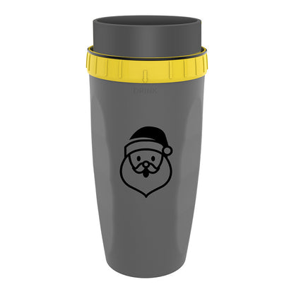 No Cover Twist Travel Cup with Straw and Double Insulation