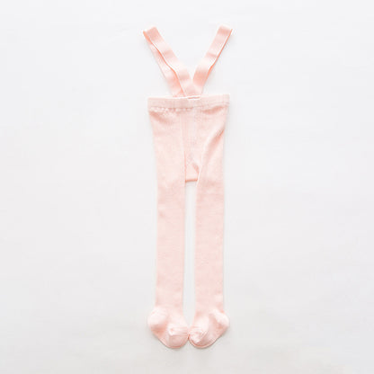 Combed cotton baby crawling cross overalls